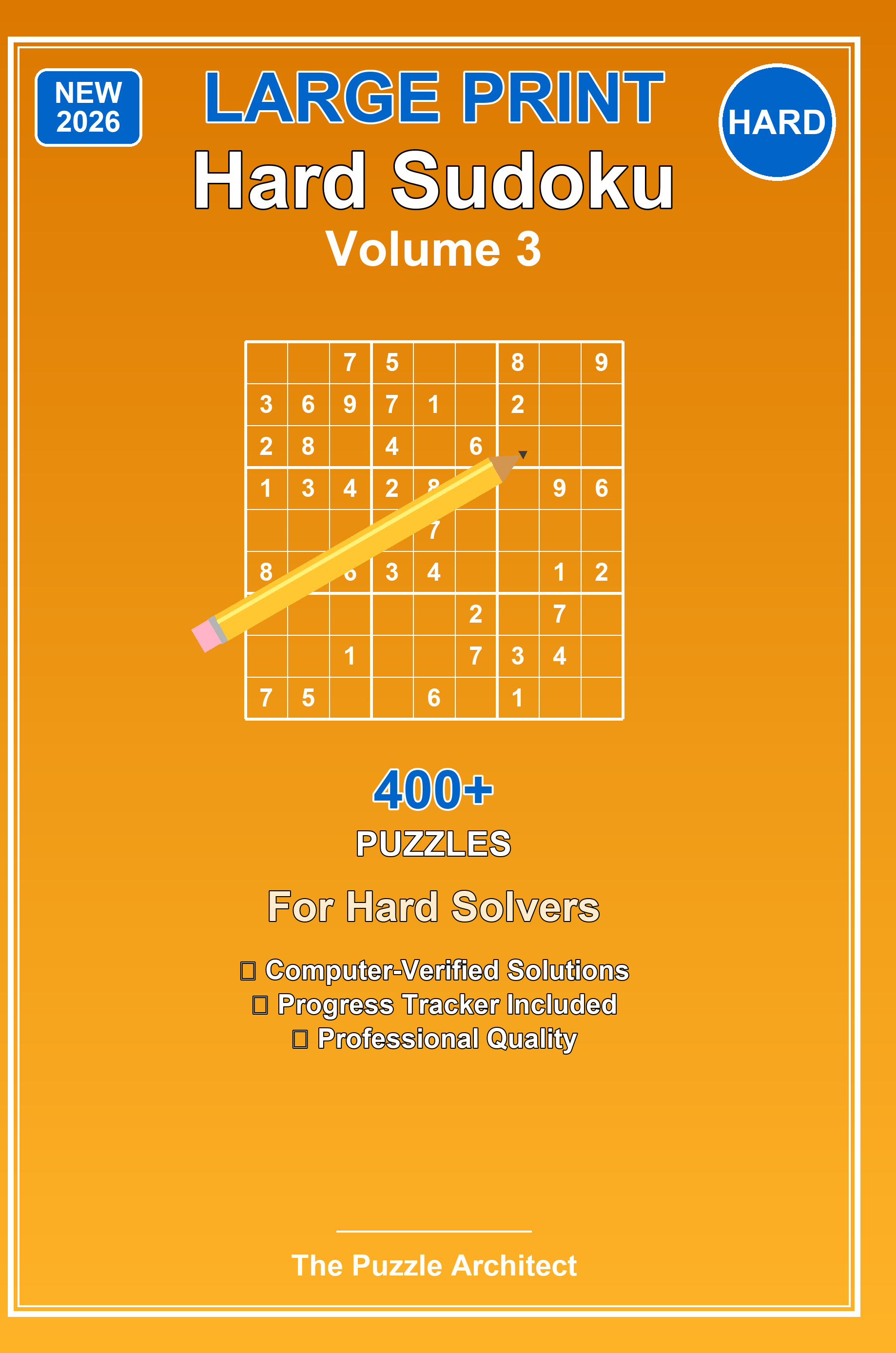 Hard Sudoku Volume 3 Cover